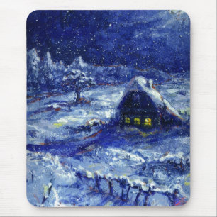 Nacht. Winter. Russland Mousepad