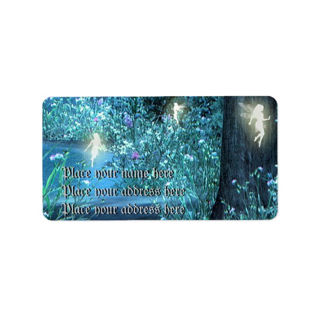 Nachtadressen Adressaufkleber (Vorne)