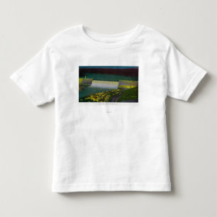 Nachtansicht, großartige Coulee Verdammung Kleinkind T-shirt