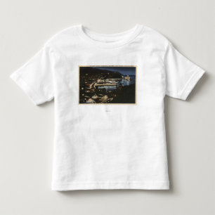 Nachtansicht von Avalon Bucht Kleinkind T-shirt