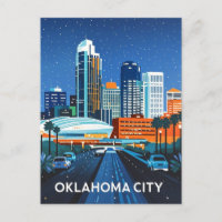Nachtansicht von Oklahoma City