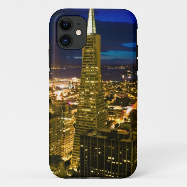Nachtansicht von San Francisco. Case-Mate iPhone Hülle (Rückseite)