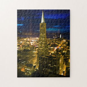 Nachtansicht von San Francisco. Puzzle