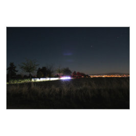 Nachtaufnahme Landschaft Fotodruck