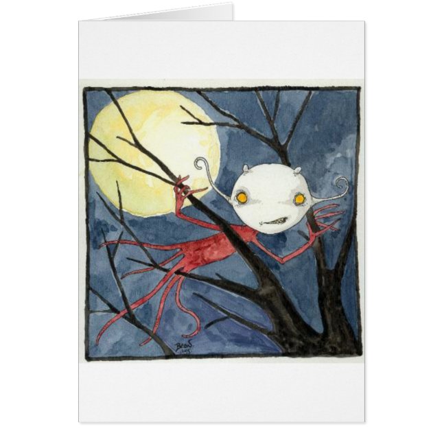 "Nachtausdehnungs-" leere Karte (Vorne)