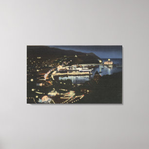 Nachtblick auf Avalon Bay Leinwanddruck