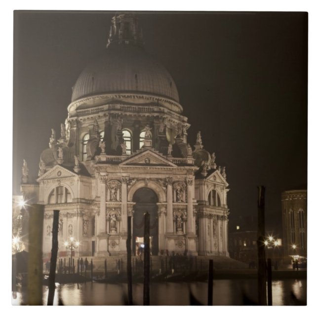 Nachtblick über das Wasser von San Giorgio Fliese (Vorderseite)