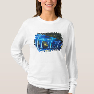 Nachtbrücke am Hafen von Miami, Florida T-Shirt
