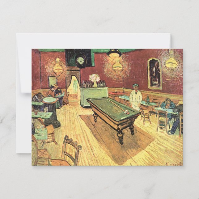 Nachtcafé, Place Lamartine von Vincent van Gogh (Vorderseite)