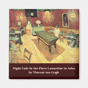 Nachtcafé, Place Lamartine von Vincent van Gogh Magnet
