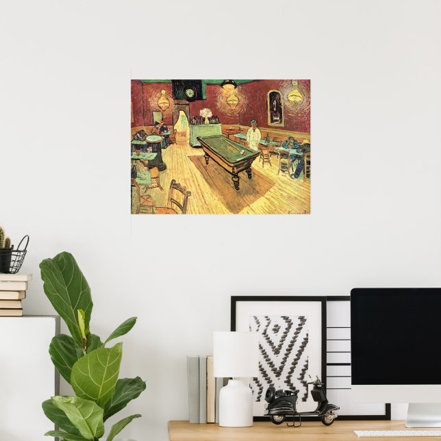 Nachtcafé, Place Lamartine von Vincent van Gogh Poster (Heimbüro)