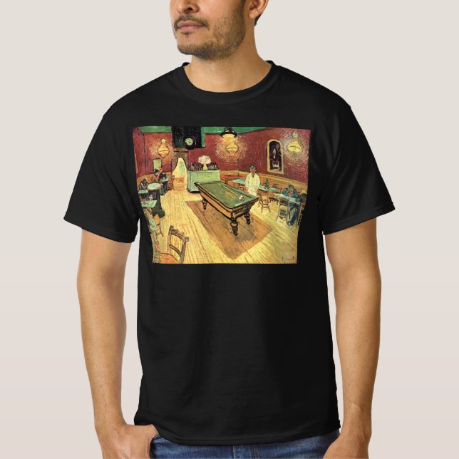 Nachtcafé, Place Lamartine von Vincent van Gogh T-Shirt (Vorderseite)