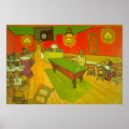 Nachtcafé von Vincent van Gogh Poster