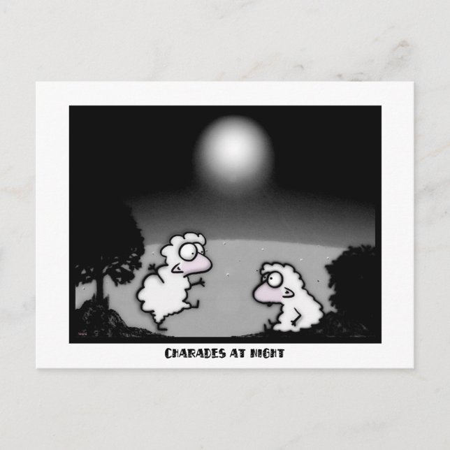 Nachtcharaden Postkarte (Vorderseite)
