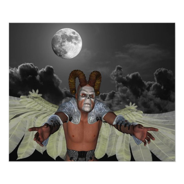 Nachtdämon Fotodruck (Vorne)