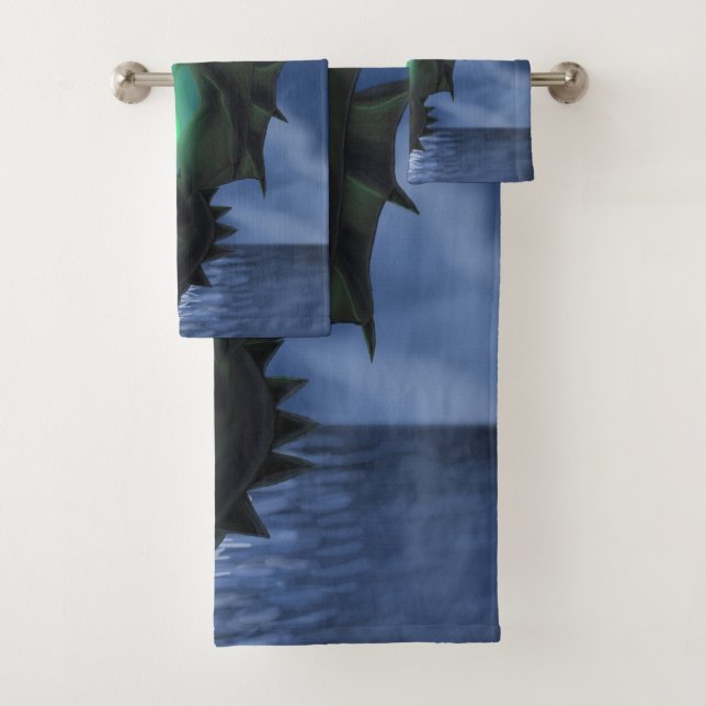 Nachtdrache Badhandtuch Set (Insitu)