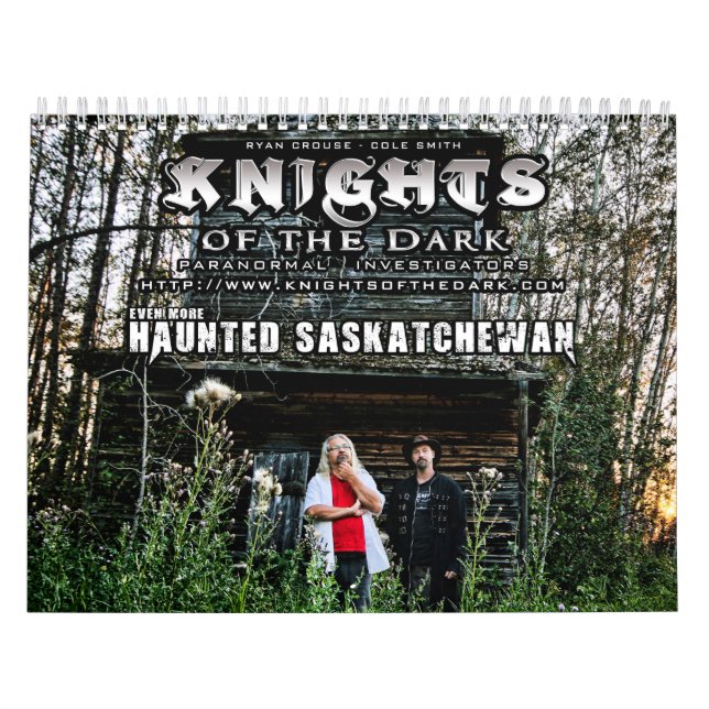 NÄCHTE DES DUNKEN Spuk Saskatchewan 3 Kalender (Titelbild)
