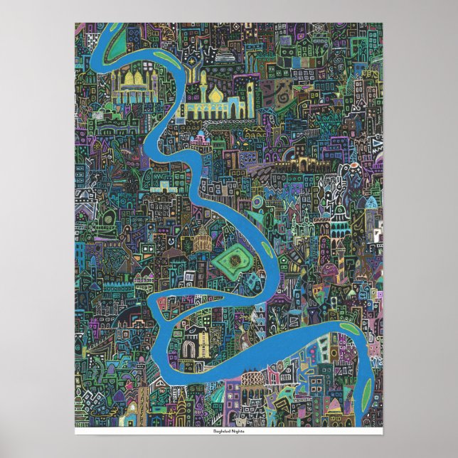 Nächte in Bagdad - Print Poster (Vorne)