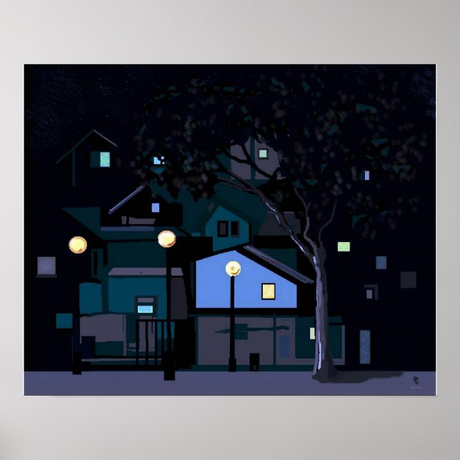 Nächte in der Stadt Poster (Vorne)