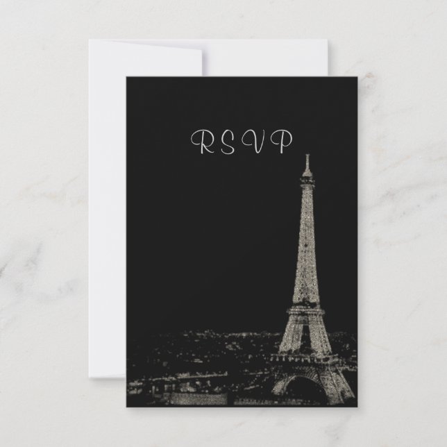 Nächte in Paris UAWG RSVP Karte (Vorderseite)