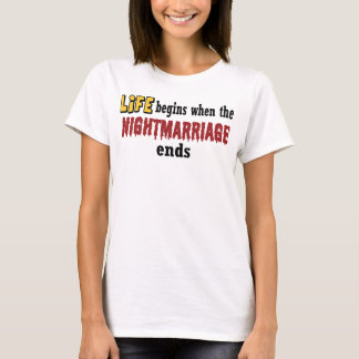 Nachtehe endet T-Shirt