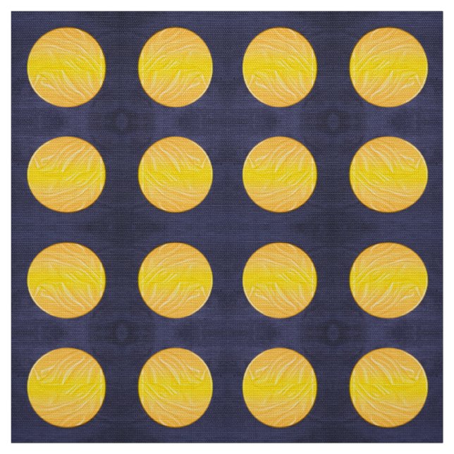 Nachtendenmond. Tupfenmuster Stoff (Muster)