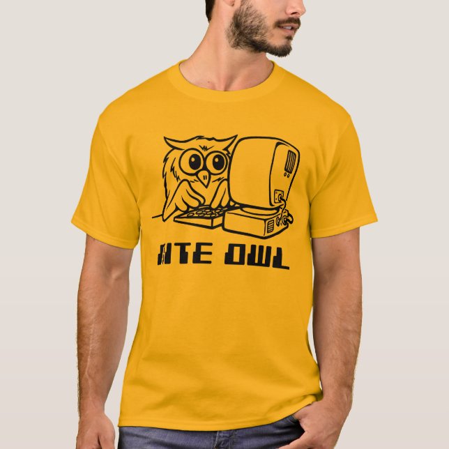 'Nachteule' T-Shirt (Vorderseite)