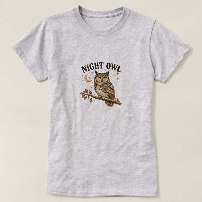 Nachteule T-Shirt (Design vorne)