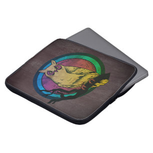 Nachteulen-Farbspektrum Laptopschutzhülle
