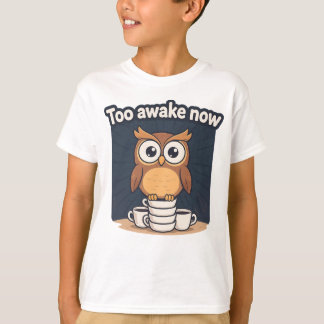 Nachteulen-Meme-Cartoon-T-Shirt T-Shirt