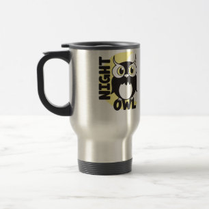 Nachteulen-Reise-Tasse Reisebecher