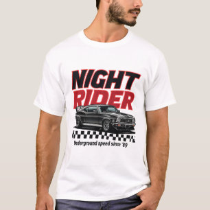 Nachtfahrer Underground Vintage Modified Rennsport T-Shirt