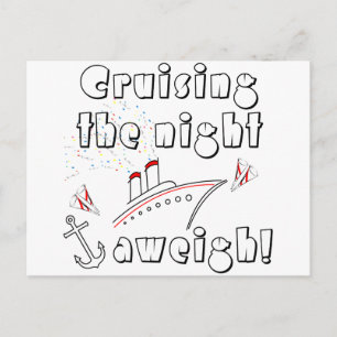 Nachtfahrt Postkarte