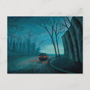 Nachtfahrt Postkarte