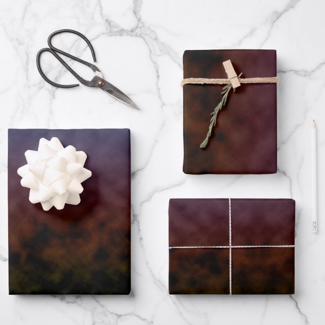 Nachtfall Sog Geschenkpapier Set (Vorderseite)