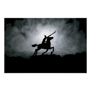 Nachtfall Triumph: Ritter in Nebel Poster