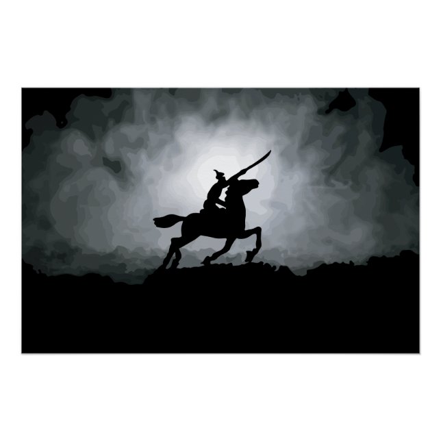 Nachtfall Triumph: Ritter in Nebel Poster (Vorderseite)