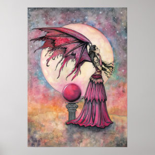Nachtfee-Fantasy-Kunst von Molly Harrison Poster