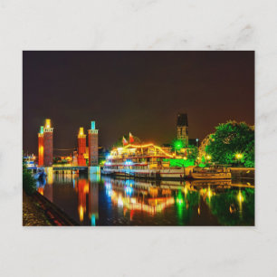 Nachtfeier Postkarte