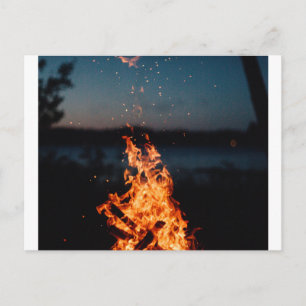 Nachtfeuer Postkarte
