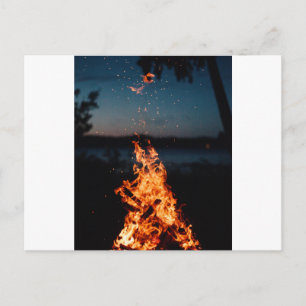 Nachtfeuer Postkarte