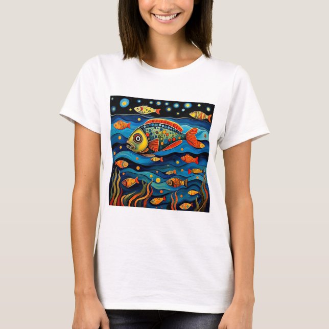 Nachtfisch T-Shirt (Vorderseite)