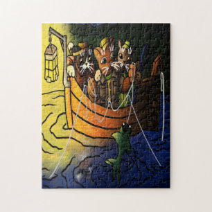 Nachtfischen Puzzle