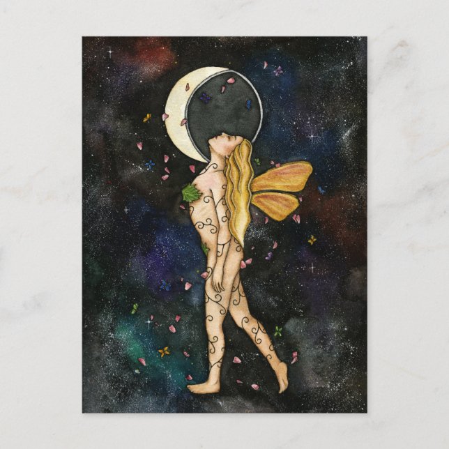 Nachtfliegen Postkarte (Vorderseite)