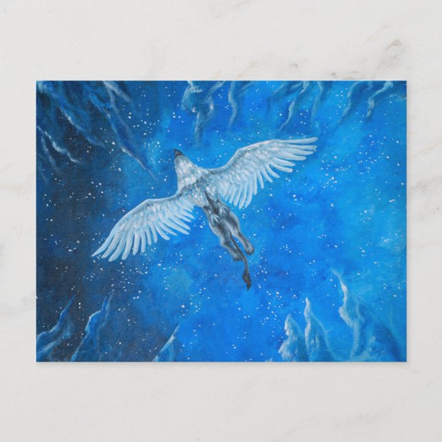 Nachtflug Postkarte (Vorderseite)