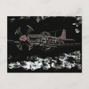 Nachtflug von Tuskegee Postkarte