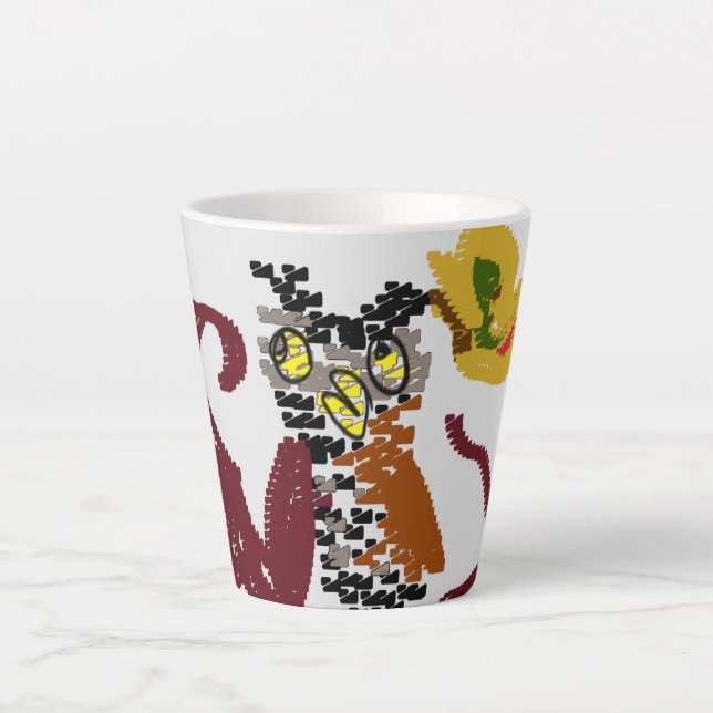 Nachtfreudigkeit Milchtasse (Vorderseite)