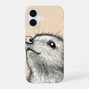 Nachtfuchs-Geometrie iPhone 16 Hülle