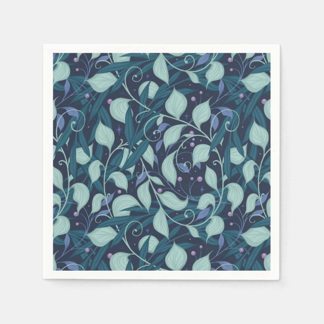 Nachtgarten Serviette (Vorderseite)