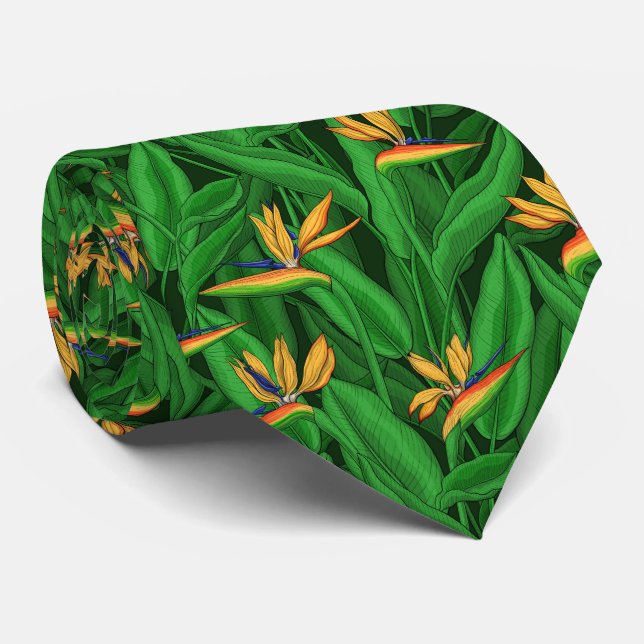 Nachtgeflügel im Paradies Krawatte (Gerollt)